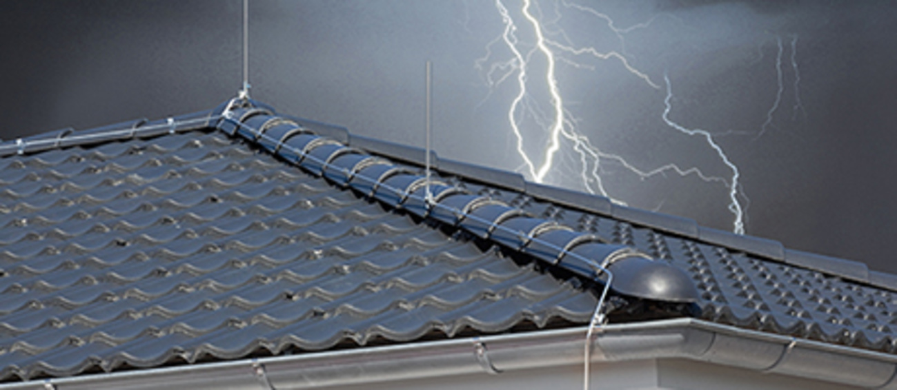 Äußerer Blitzschutz bei Elektro Kögl GmbH in Schliersee